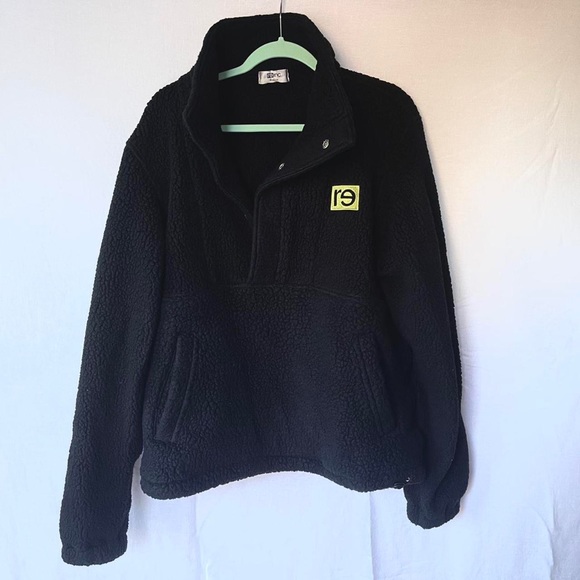 Re-Inc Black Sherpa fleece - Picture 1 of 4